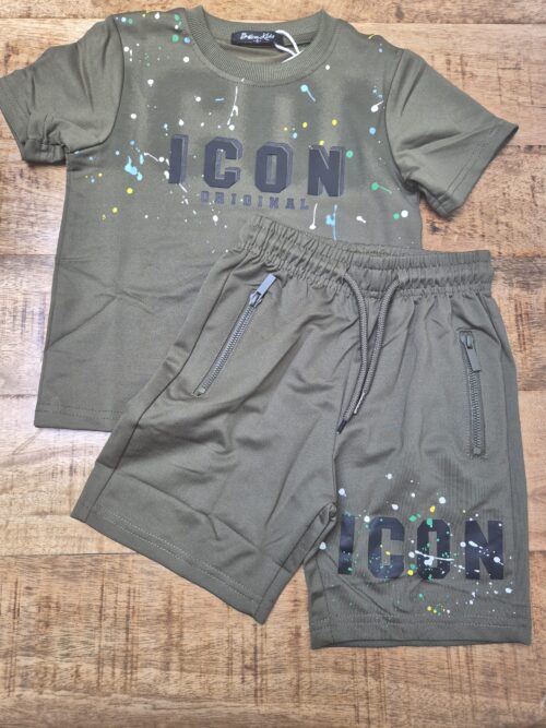 Army-Green 'ICON' Setje - Afbeelding 2